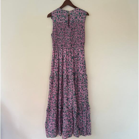 Banjanan Iris Midi floral Print Multicolor Dress Size L - Picture 7 of 10